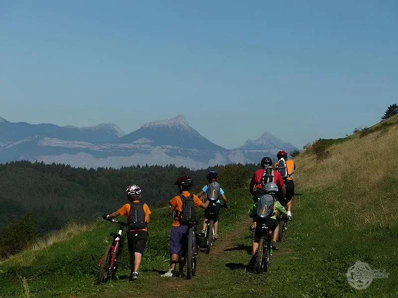 VTT N°17 Les Balcons de l'Aigle -boucle VTT · Pierre-Châtel