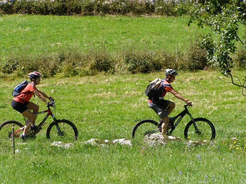 VTT Les Fourchaux (Base VTT FFC Vercors Trièves - parcours n°26) · Chichilianne