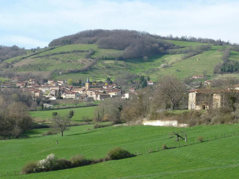 Vélo de route Monts du Lyonnais - Autour du Mont Arjoux - Boucle 2.2 · Saint-Forgeux
