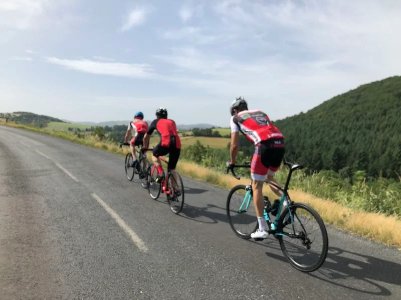 Vélo de route La grimpée de la Luère · Bessenay