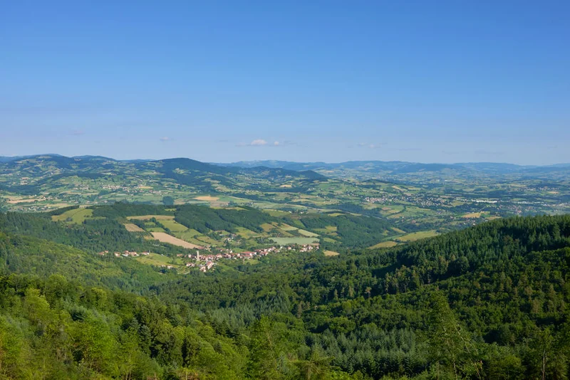Vélo de route Les trois cols · Courzieu