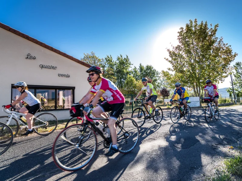 Vélo de route Brevet des Quatre Vents (circuit route n°14) · Courpière