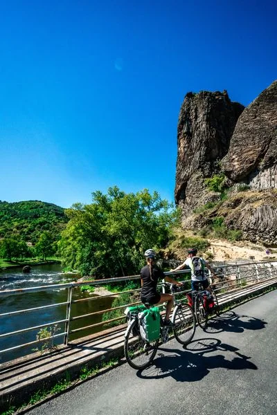 Vélo de route Via Allier à vélo - Étape 15 - Prades > Saint-Privat-d'Allier · Brioude