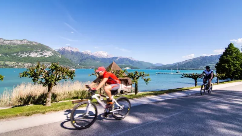 Vélo de route Itinéraire vélo : La Belle Via - Etape 1 - La Balme-de-Sillingy > Annecy · Dalmaz