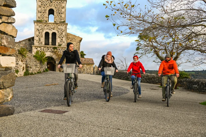 Vélo de route L'Échappée volcanique · Saint-Jean-le-Centenier
