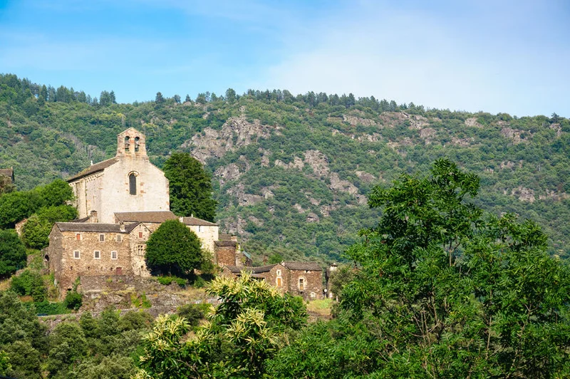 VTT Grande Traversée de l'Ardèche VTT Etape 5 de Montselgues à Les Vans · Montselgues