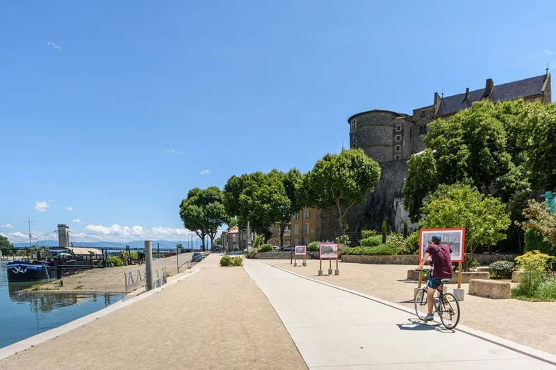 VTT Grande Traversée de l'Ardèche VTT Variante de départ Etape 1 de Tournon-sur-Rhône à Saint-Félicien · Tournon-sur-Rhône