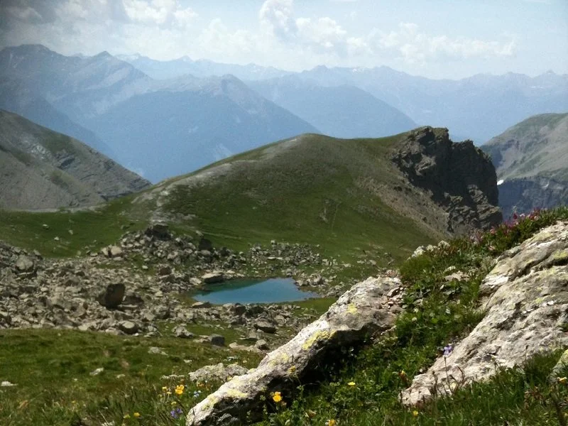 Randonnée SAINT-CRÉPIN - Col Garnier par le Lac du Lauzet · Saint-Crépin
