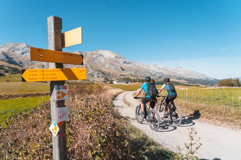 VTT Les Flaux (VTT n°1 vert) · Le Dévoluy