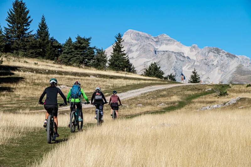 VTT Collet du Tât (VTT n°8 bleu) · Le Dévoluy