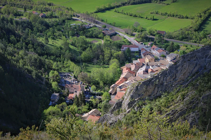 VTT Bane et col du monument (VTT n°17 noir) · La Beaume