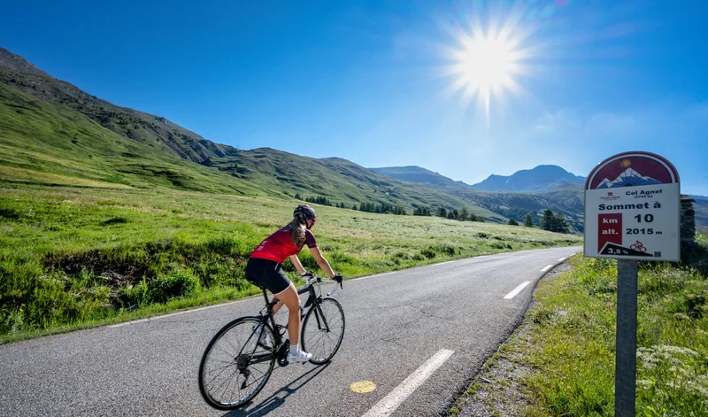 Vélo de route Montée du Col Agnel (2744m) · Ville-Vieille