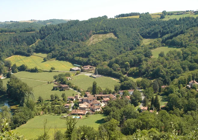 Randonnée Le méandre de Marsal · Bellegarde-Marsal