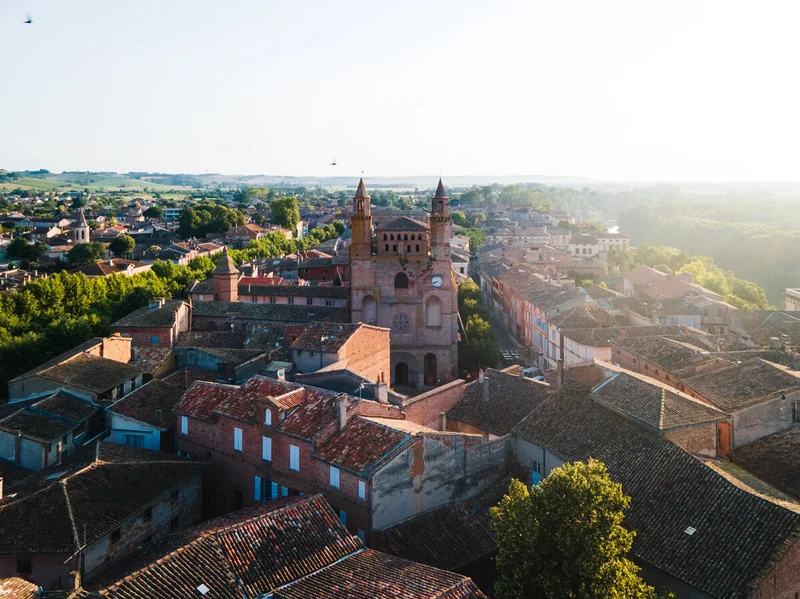 Randonnée Itinéraire Conques Toulouse - De Saint-Martin-Laguépie à Saint-Sulpice-la-Pointe · Saint-Martin-Laguépie
