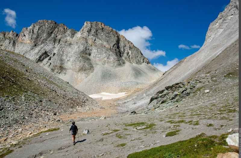 Randonnée Col du Soufre :  randonnée géologique à l'approche du Glacier de Gébroulaz · Les Allues