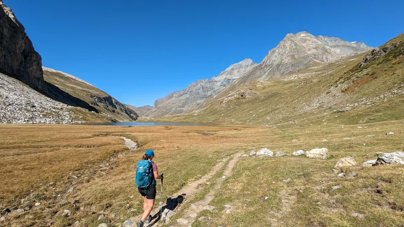 Randonnée Tour du lac de la Plagne : randonnée au pied des géants de la Vanoise · Peisey-Nancroix