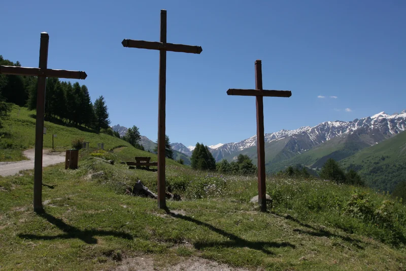 Randonnée La chapelle des Trois Croix et les balcons de Valloire · Valloire