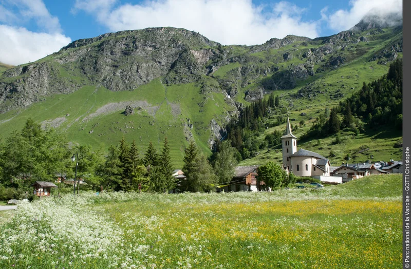 Randonnée Grand Tour de Tarentaise : autour de La Plagne en 4 jours · Champagny-le-haut