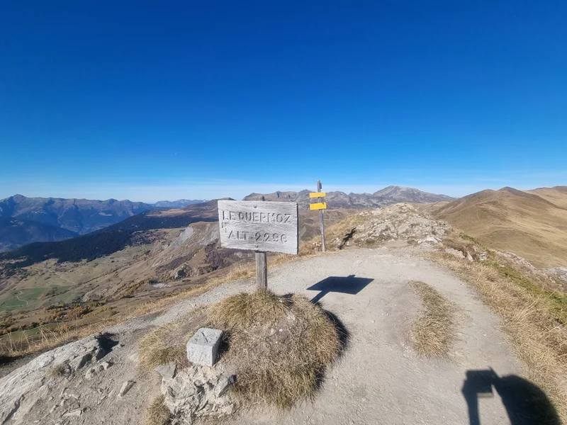 Randonnée Sommet du Quermoz : randonnée par les crêtes entre Beaufortain et Tarentaise · Hautecour