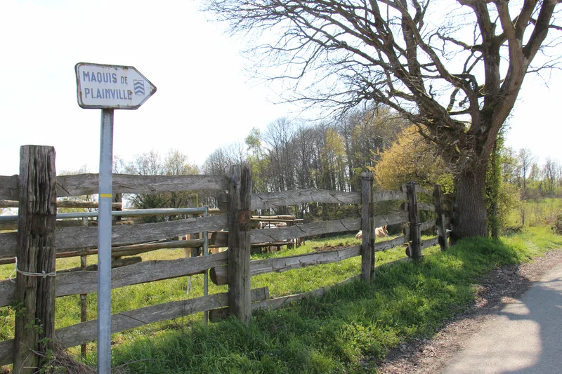 Randonnée Autour du maquis de Plainville · Saintigny