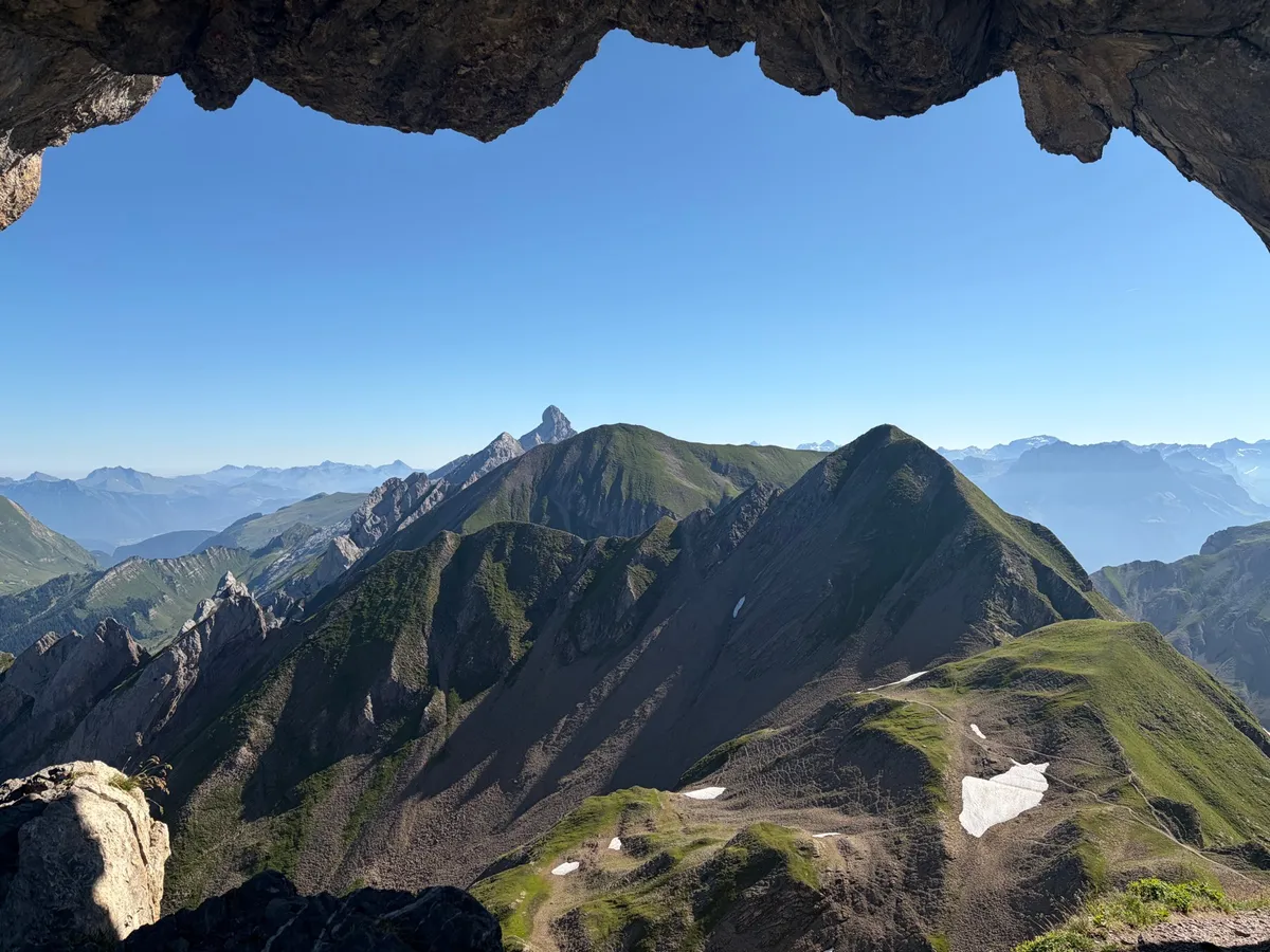 Randonnée Le trou de la Mouche · La Clusaz